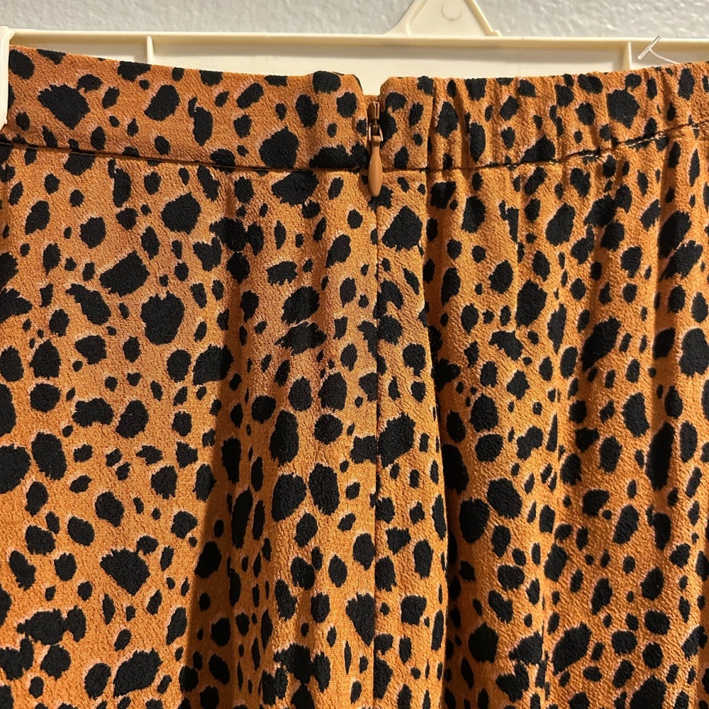 Gap Orange And Black Patterned Blouse And Skirt S… - image 4